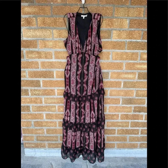 Avec Les Filles Rosie Tiered Maxi Dress size 10 - Picture 4 of 17